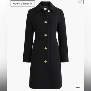 Jcrew Wool-blend lady day coat